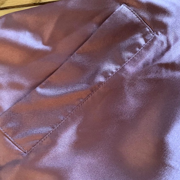 Victoria’s Secret Satin Kimono Robe Tie Front Women’s One Size Purple Bridal - Picture 9 of 14